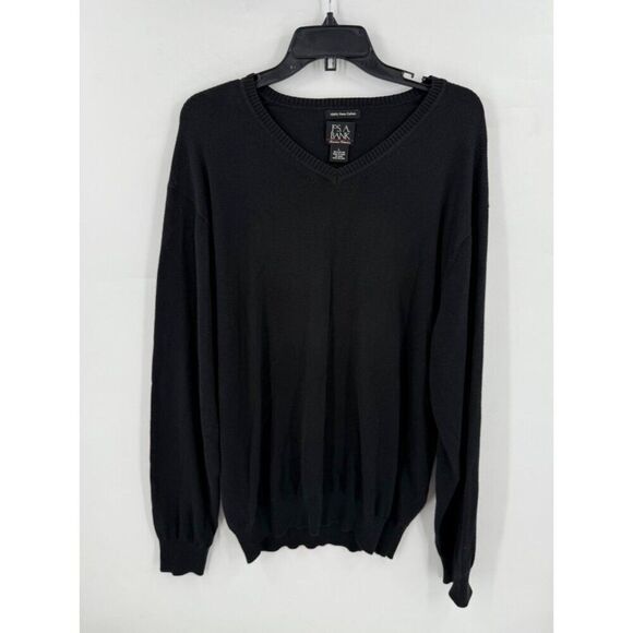 Jos. A. Bank Other - Jos A. Bank Mens Pima Cotton Pullover Sweater V Neck Size Large Black